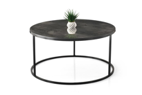 Sivas Gözde Mobilya Sedef Metal Orta Sehpa 80X41cm