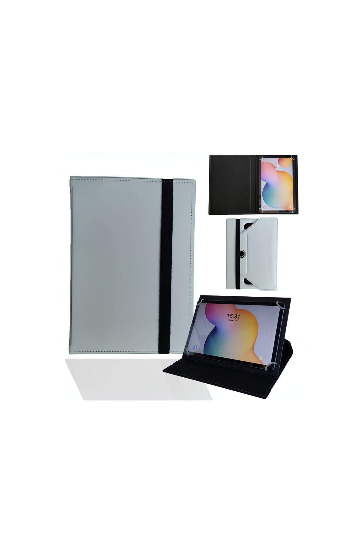 Piyasasepeti Seg S Tab 10" Tablet Uyumlu Standli Üniversal Kapakli Tablet Kilifi