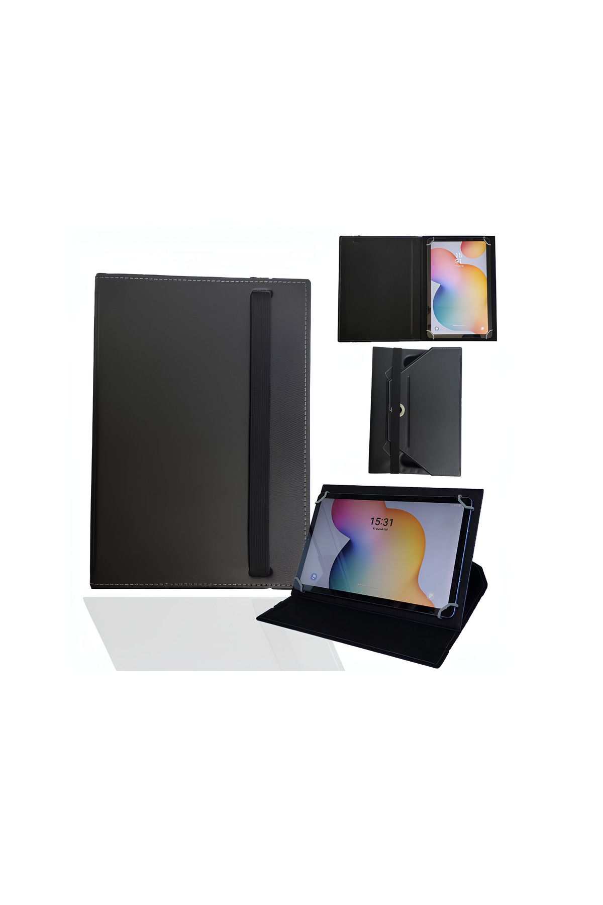 Piyasasepeti Seg S Tab 10" Tablet Uyumlu Standli Üniversal Kapakli Tablet Kilifi
