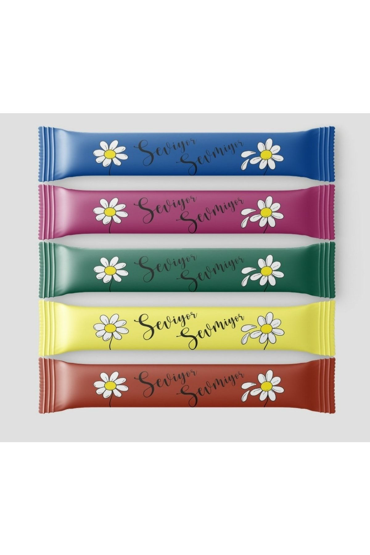 Sek Şeker Renkli Stick Toz Şeker 1000 Adet X 3Gr.