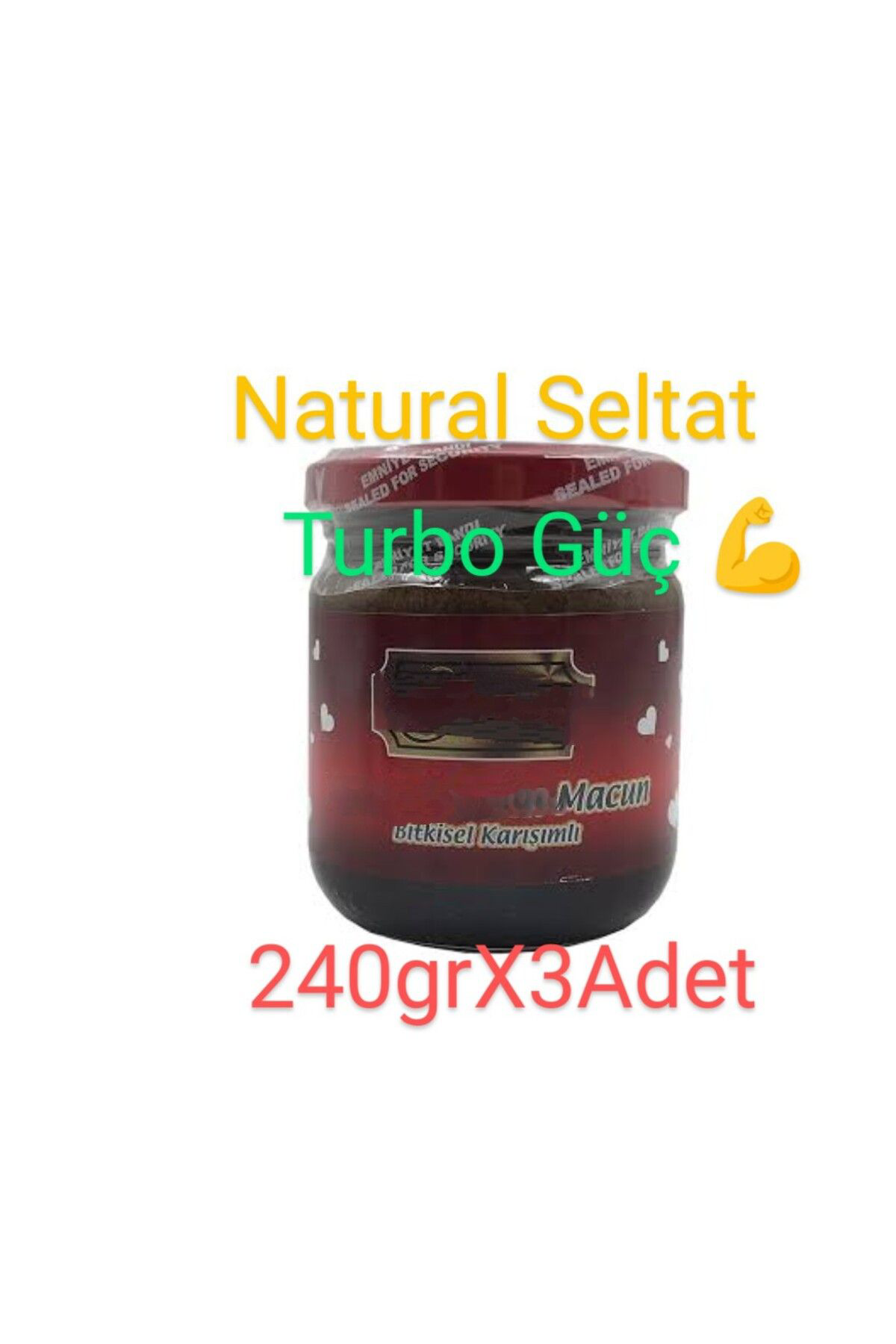 Natural Seltat (Orjinal) Ginsengli Macun 240Gr X 3 Adet