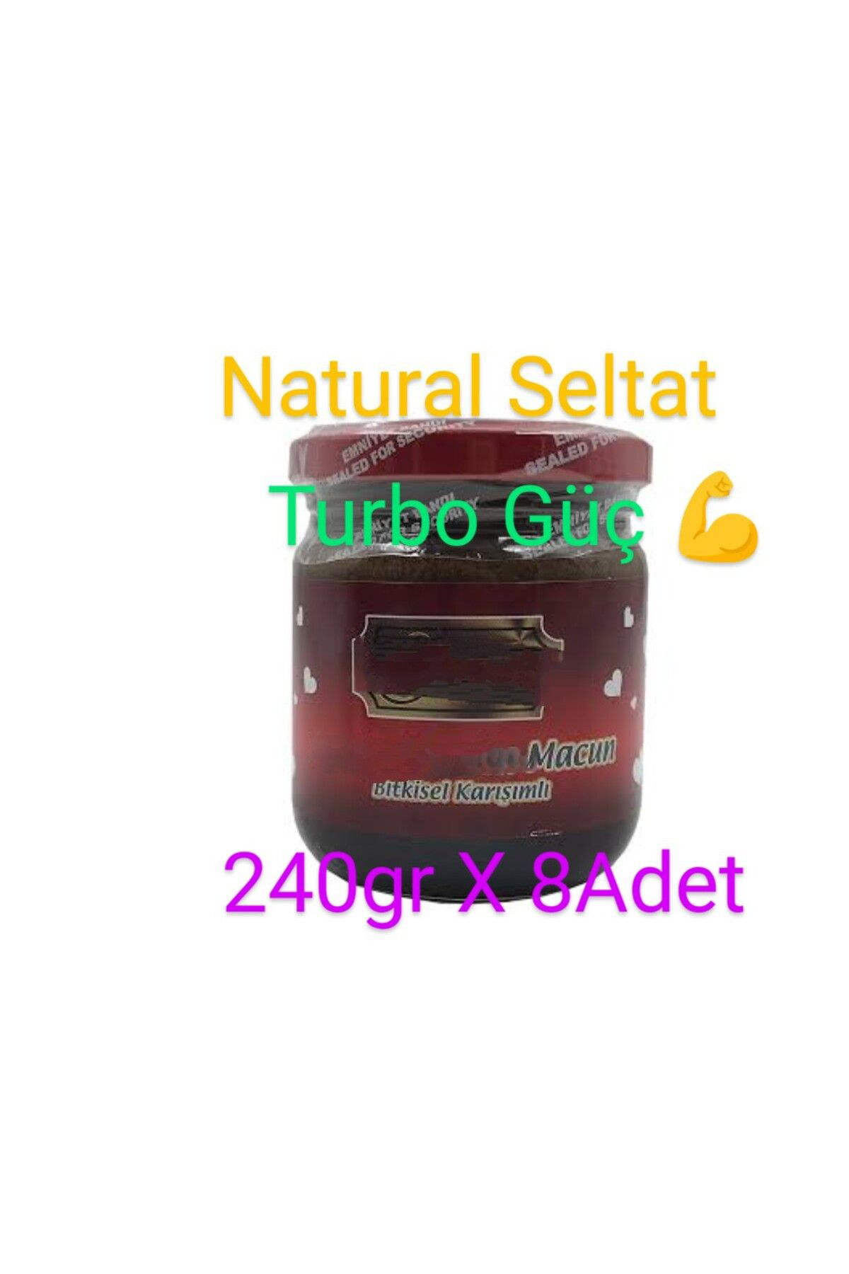 Natural Seltat (Orjinal) Ginsengli Macun 240Gr X 8 Adet