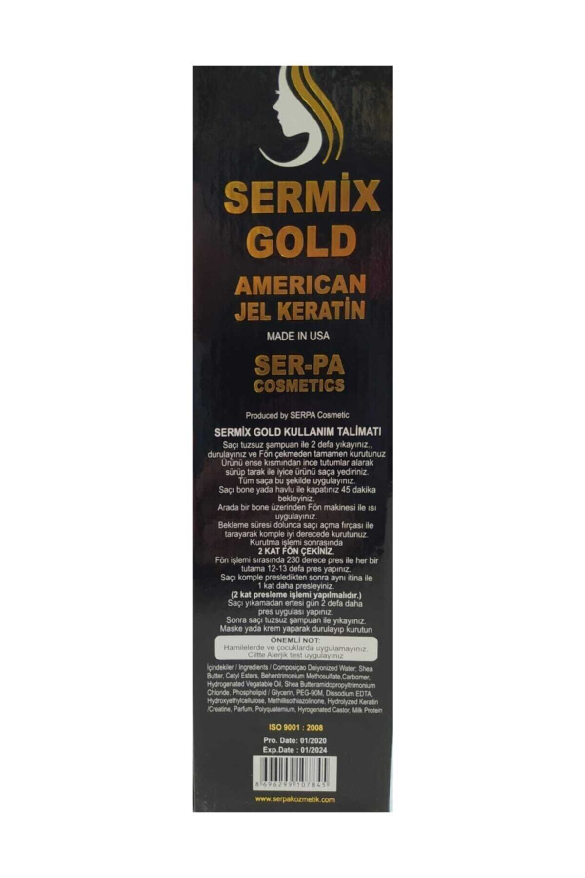 Serpa Sermix Gold American Jel Keratin 1000Ml