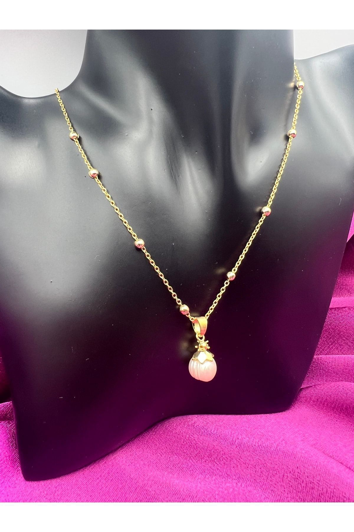 Sertifikalı Gerçek Tatlı Su Kum Arpa Inci Kolye Choker