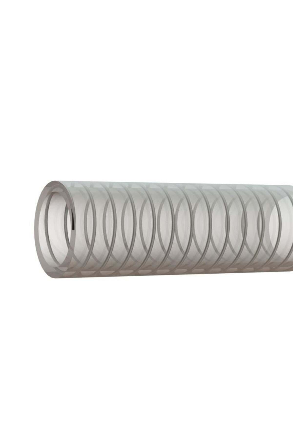 K&A Sertsan 19 Mm Şeffaf Çelik Telli Emiş Hortumu 5 Metre