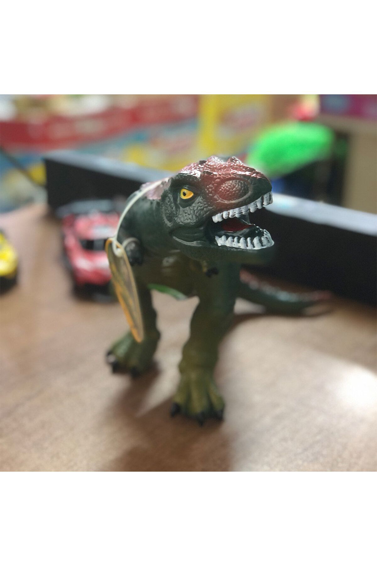 Oyuncak Store Sesli Soft Yumuşak Gerçekçi 36 Cm Dinazor Dünyasindan Trex