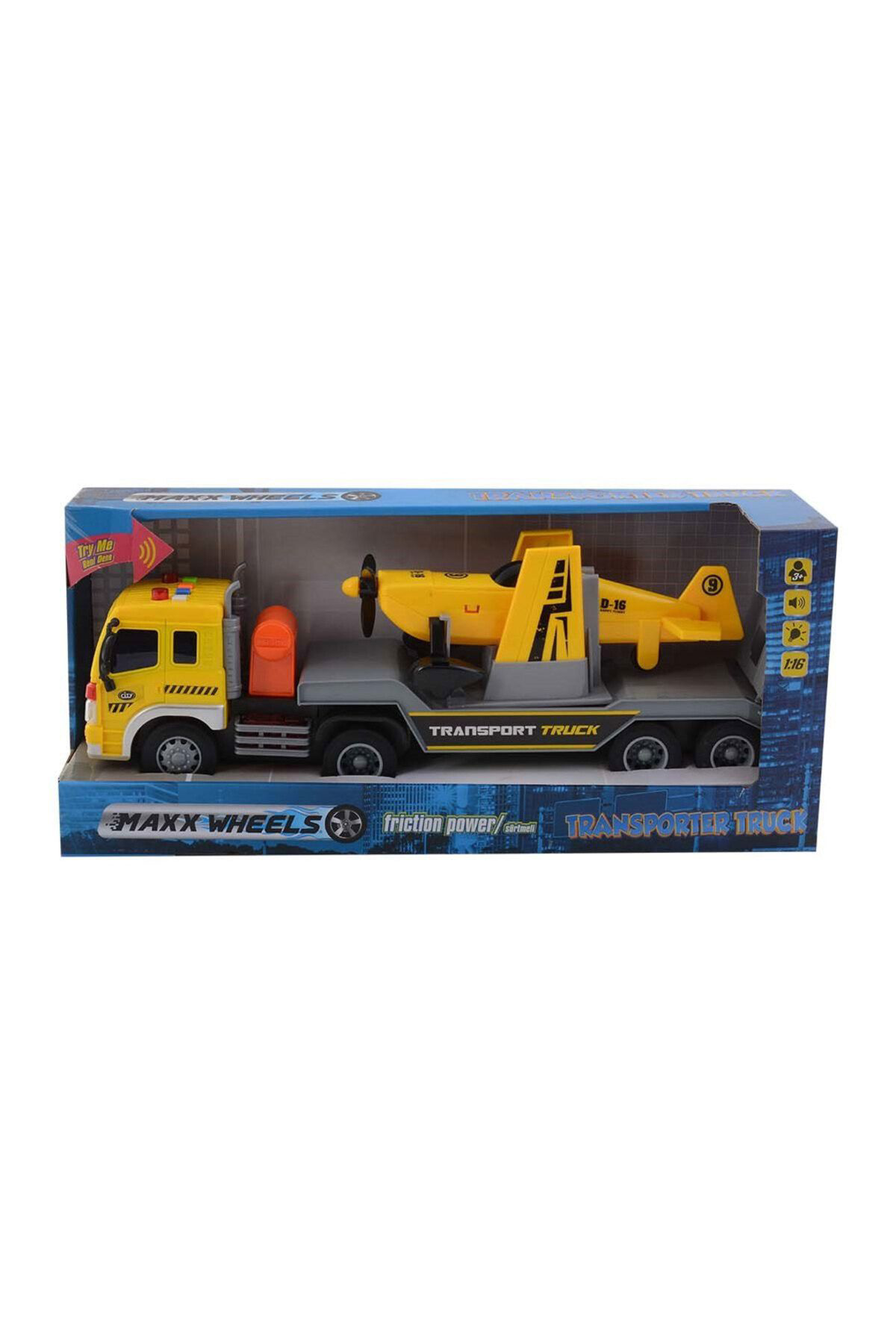 Vardem Sesli Ve İşikli Sürtmeli Uçak Taşiyan Transporter Uçak Taşiyan Ti