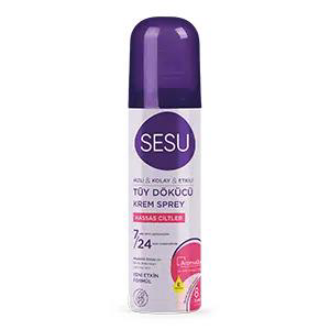 Sesu  Tüy Dökücü Krem Sprey 150 Ml (Hasas Ciltler)