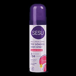 Sesu  Tüy Dökücü Krem Sprey 150 Ml (Hasas Ciltler)