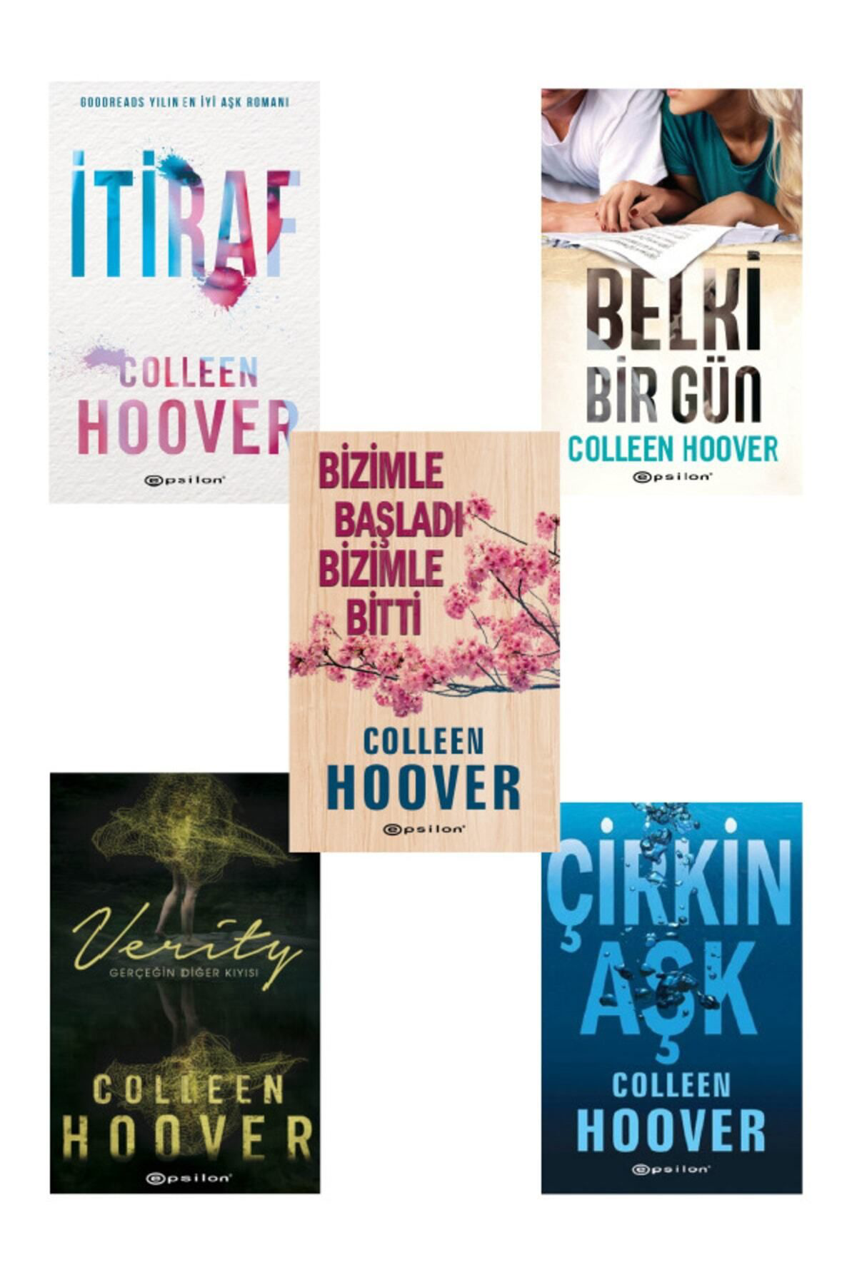Set - 5 Kitap Çirkin Aşk, Bizimle Başladı Bizimle Bitti, Verity, Belki Bir Gün, Itiraf / Colleen