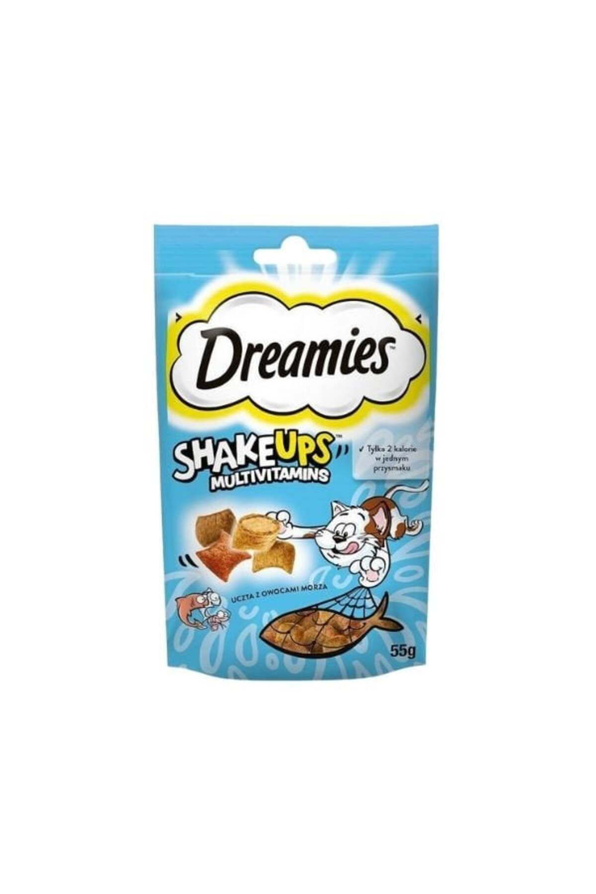 Dreamies Shakeups Multivitamins Ton Baliği Somon Ve Karidesli Kedi Ödül Ma