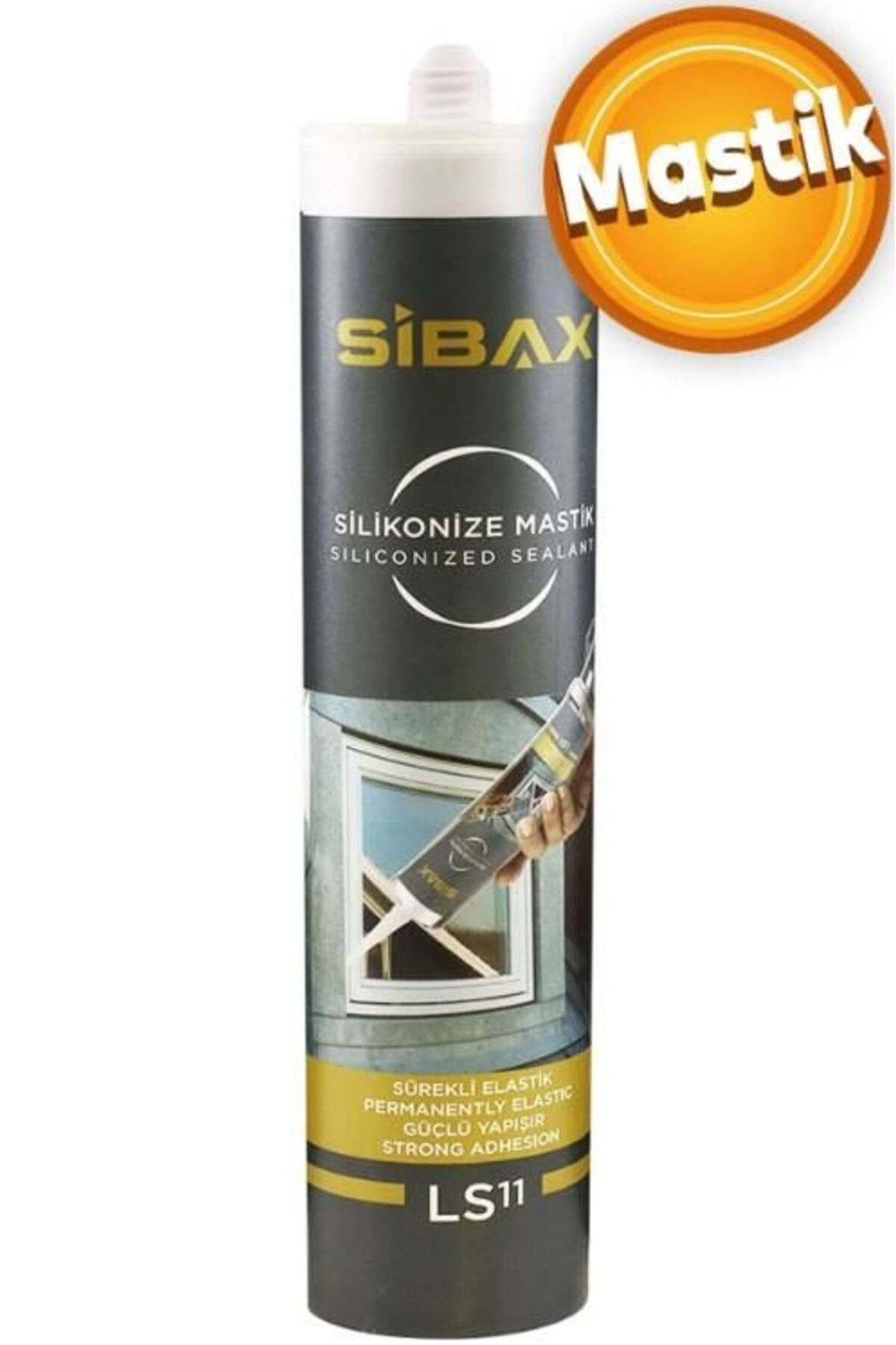 K&A Sibax Ls11 Silikonize Mastik 500 Gr Beyaz