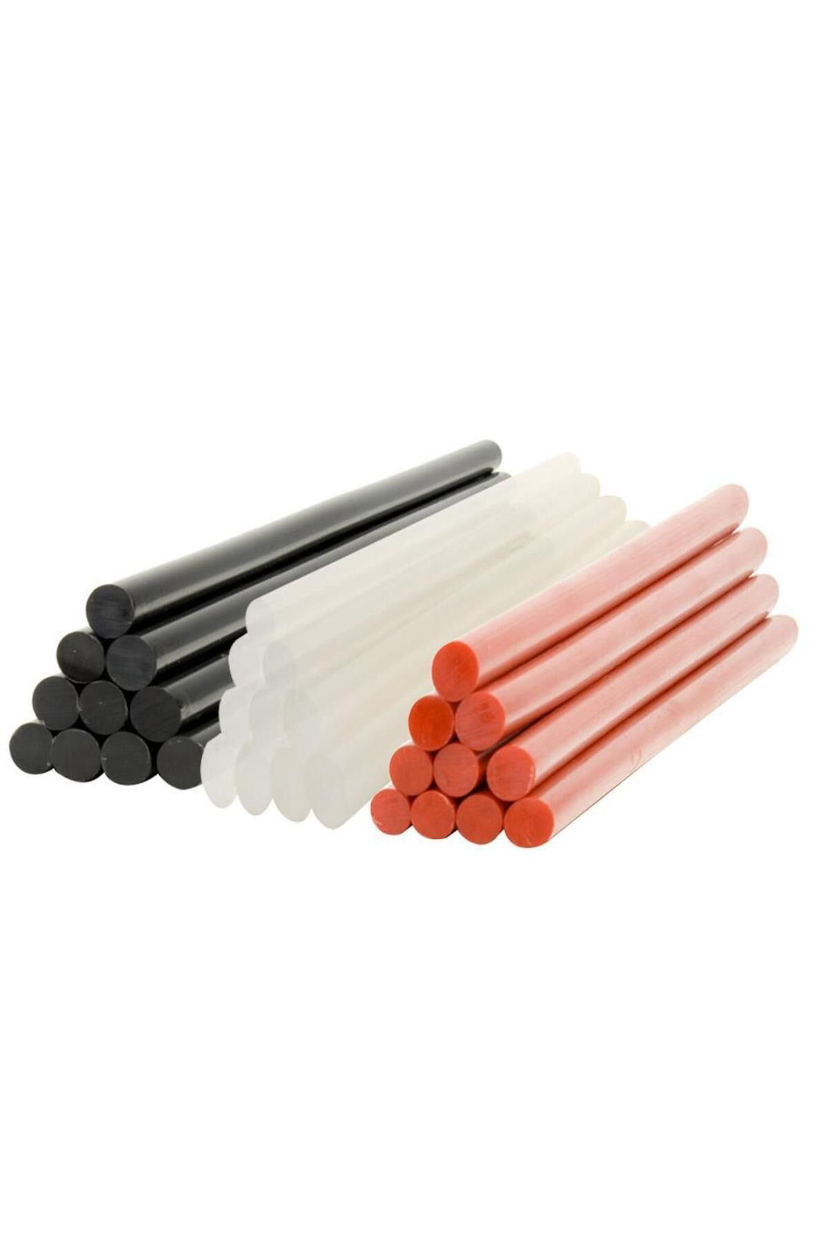 K&A Sicak Silikon Şeffaf 11,2 Mm 30 Cm Kalin 10 Adet