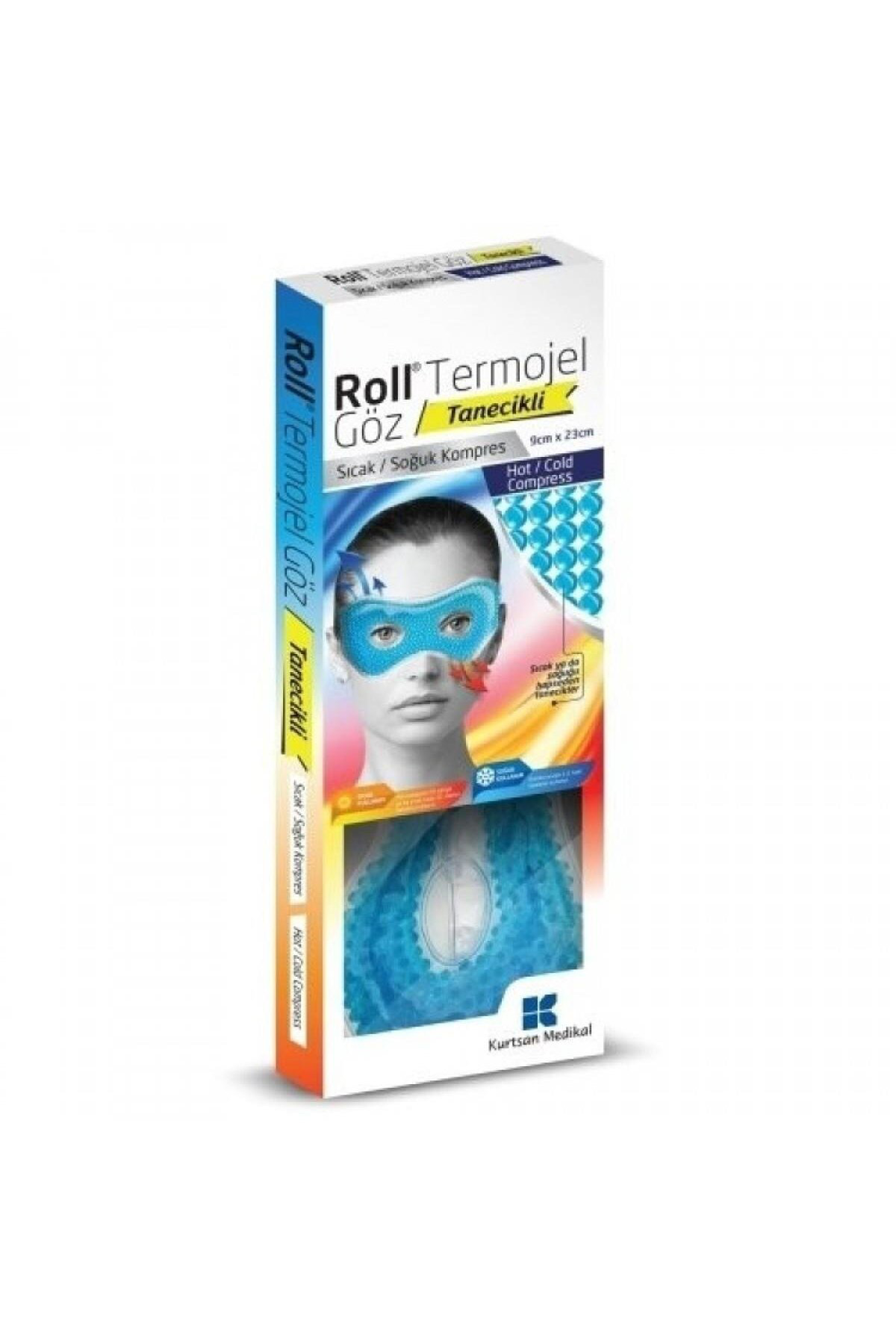 Roll Sicak Soğuk Termojel Göz Tanecikli Kompres 9Cmx23cm