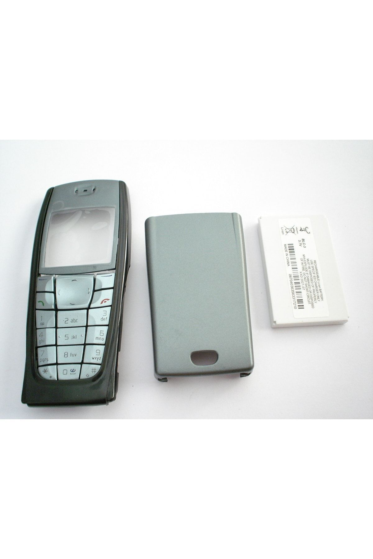 Nostaljik Sifir Nokia 6220 Kapak Ve Tuş Takimi + Sifir Batarya