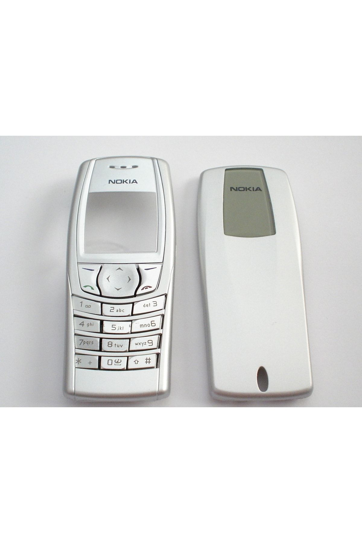 Nostaljikcep Sifir Nokia 6610 Kapak Ve Tuş Takimi Silver