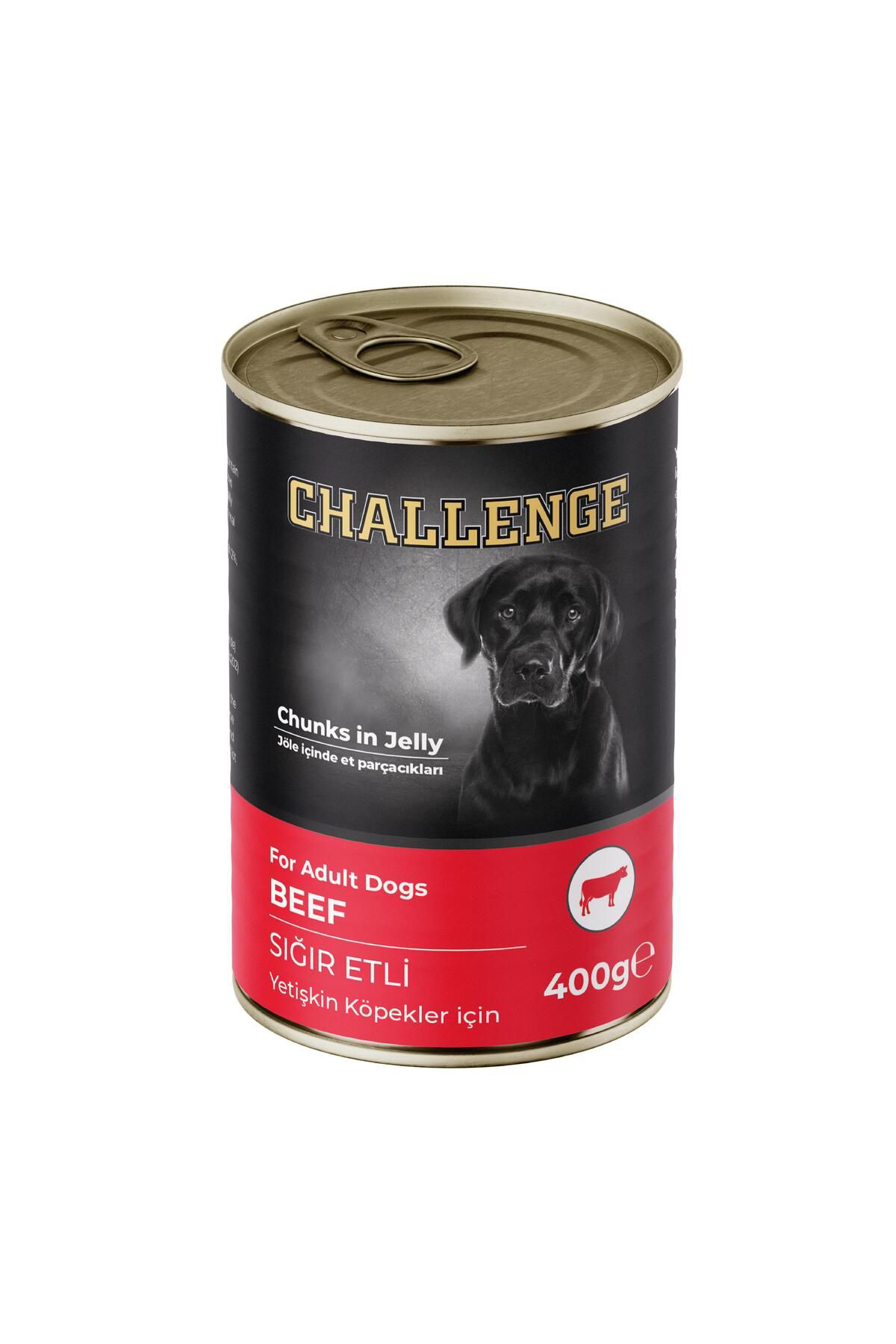 Challenge Siğir Etli Yetişkin Köpek Konservesi 400 Gr