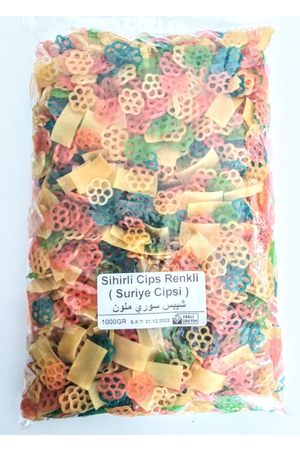 Alaaddin Gida Sihirli Cips Renkli ( Suriye Cipsi ) 1000Gr