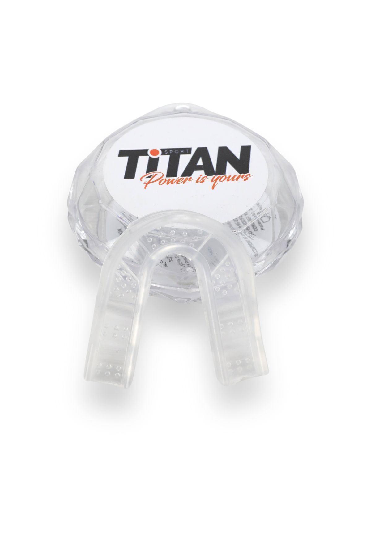 Titan Sport Silikon Dişlik Boks, Kickboks Muay Şeffah Dişlik + Saklama Kabi
