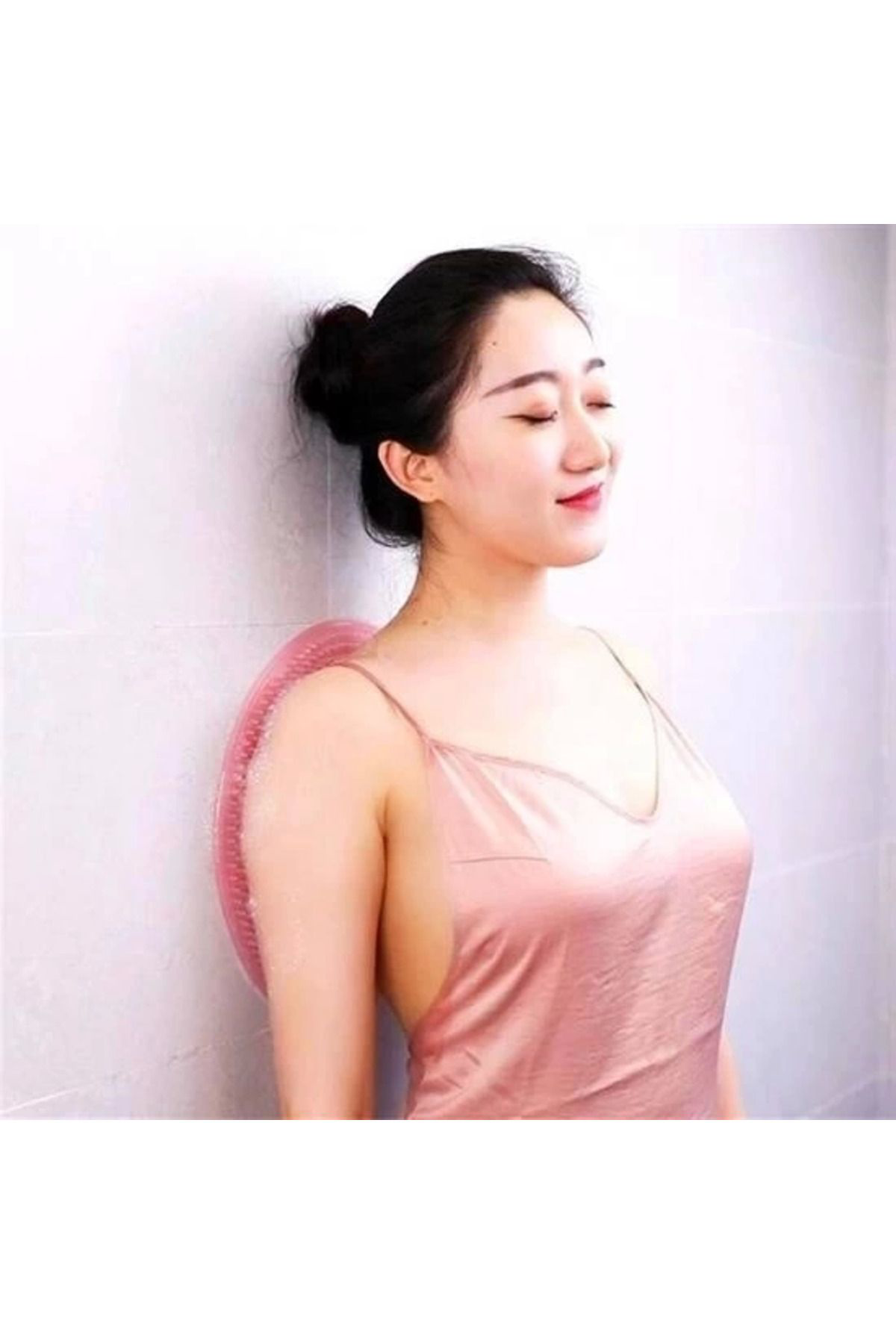 Yusuftex Silikon Firçali Banyo Masaj Mati Ve Ayaklar İçin Topuk Masaj Pasp
