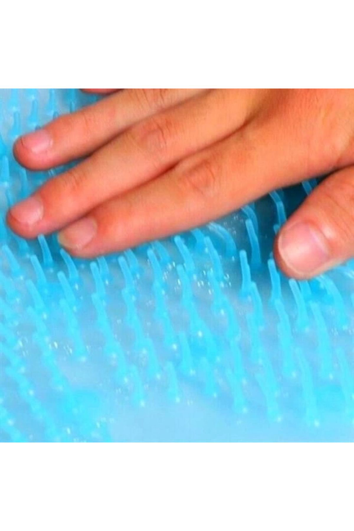 Yusuftex Silikon Firçali Banyo Masaj Mati Ve Ayaklar İçin Topuk Masaj Pasp