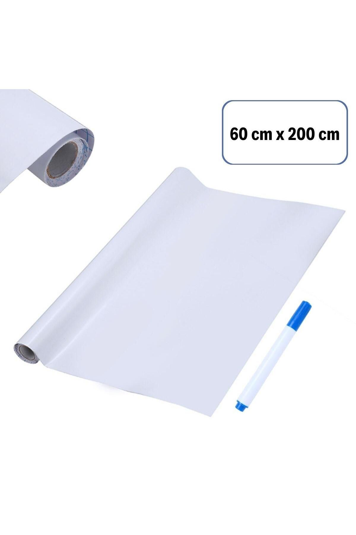 Ok Aksesuar Silinebilir Kalemli Sticker Duvara Yapişabilen Yazi Tahtasi 60X20