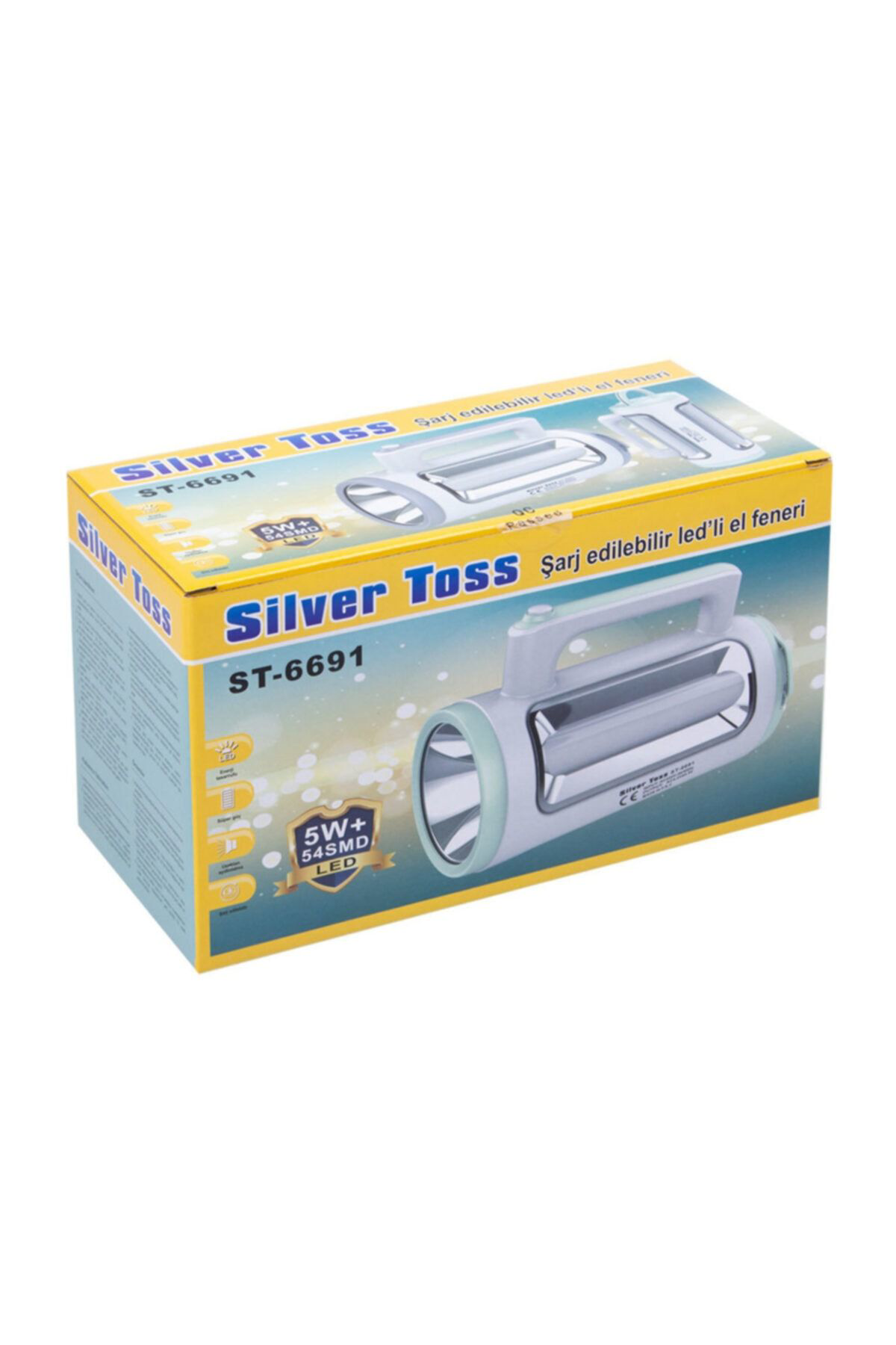 Silver Toss Silver Toss Şarjli El Feneri İşildak 54 Led St-6691