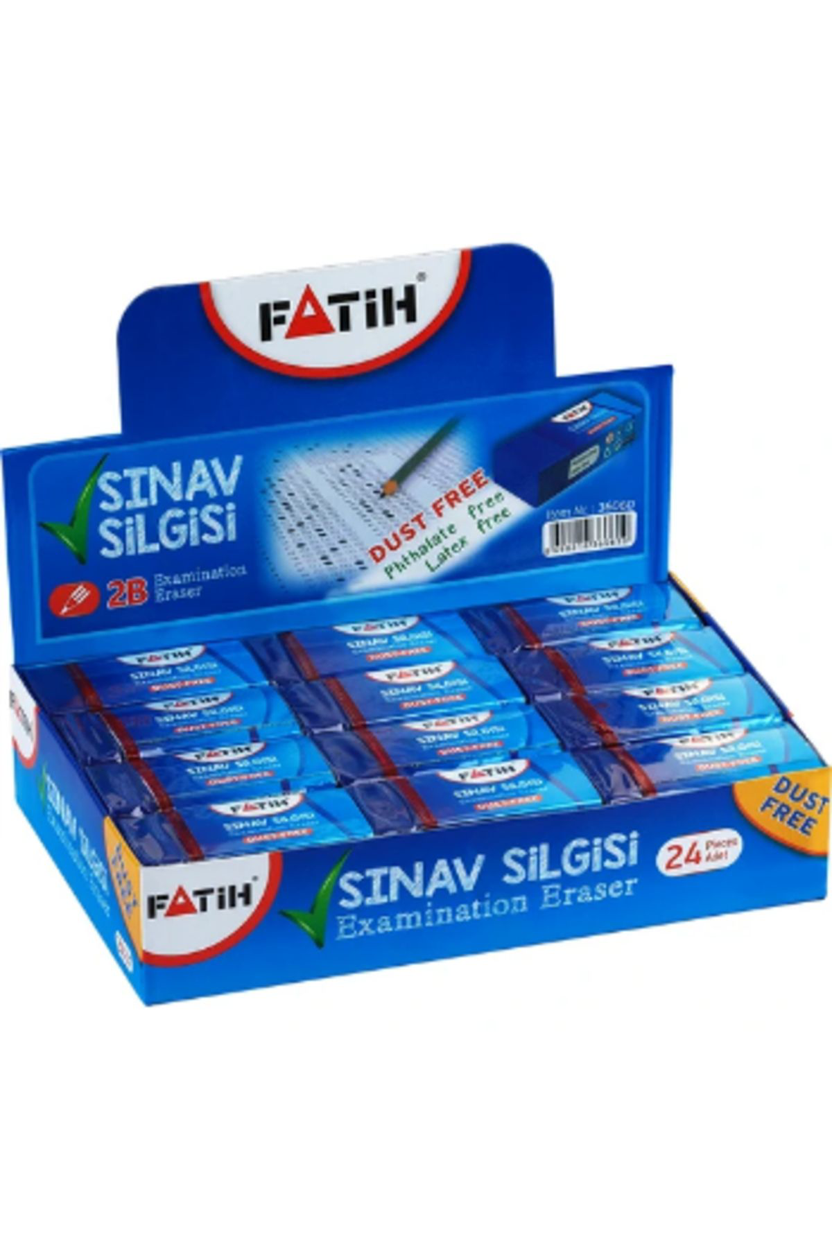 Fatih Sinav Silgisi Orta Boy / Fs-24M - 24 Adet