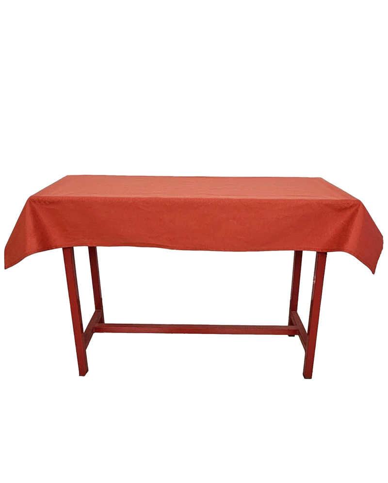 Kostüm Sarayi Sira Örtüsü Pamuklu Kiremit Rengi (40 X 120 Cm Ölçülerindeki Sira
