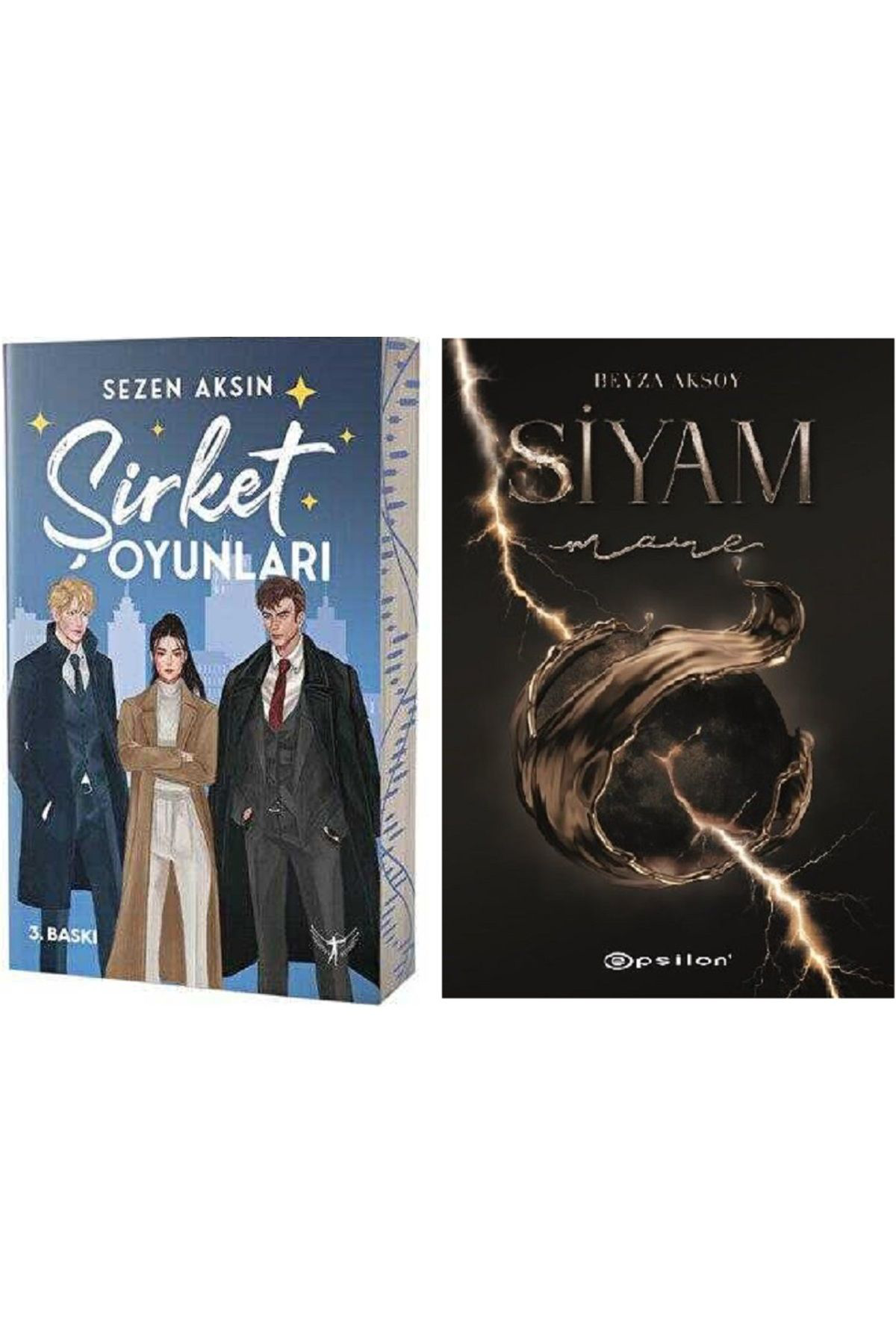 Şirket Oyunları + Siyam 4 Mare / 2 Kitap Set