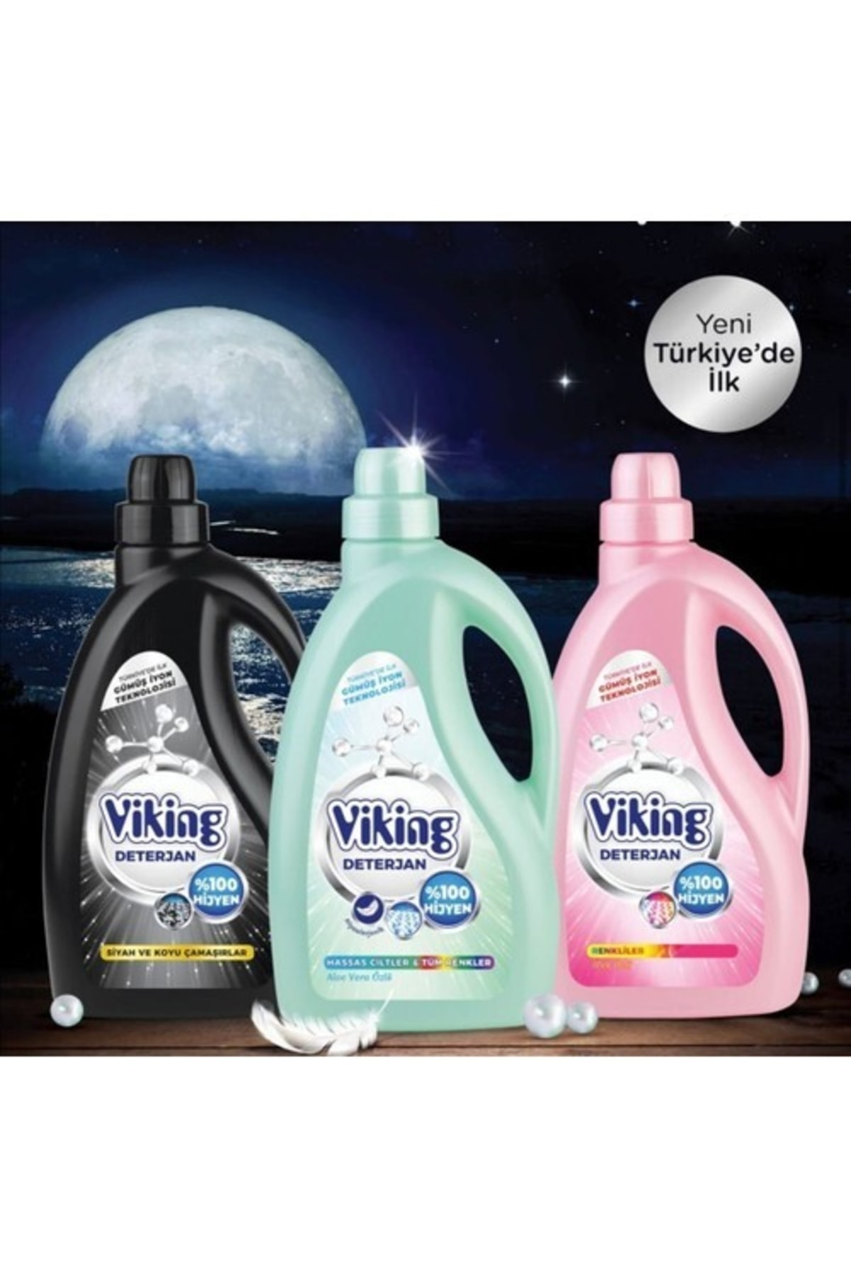 Viking Sivi Çamaşir Deterjani 2,7 Lt 3'Lü