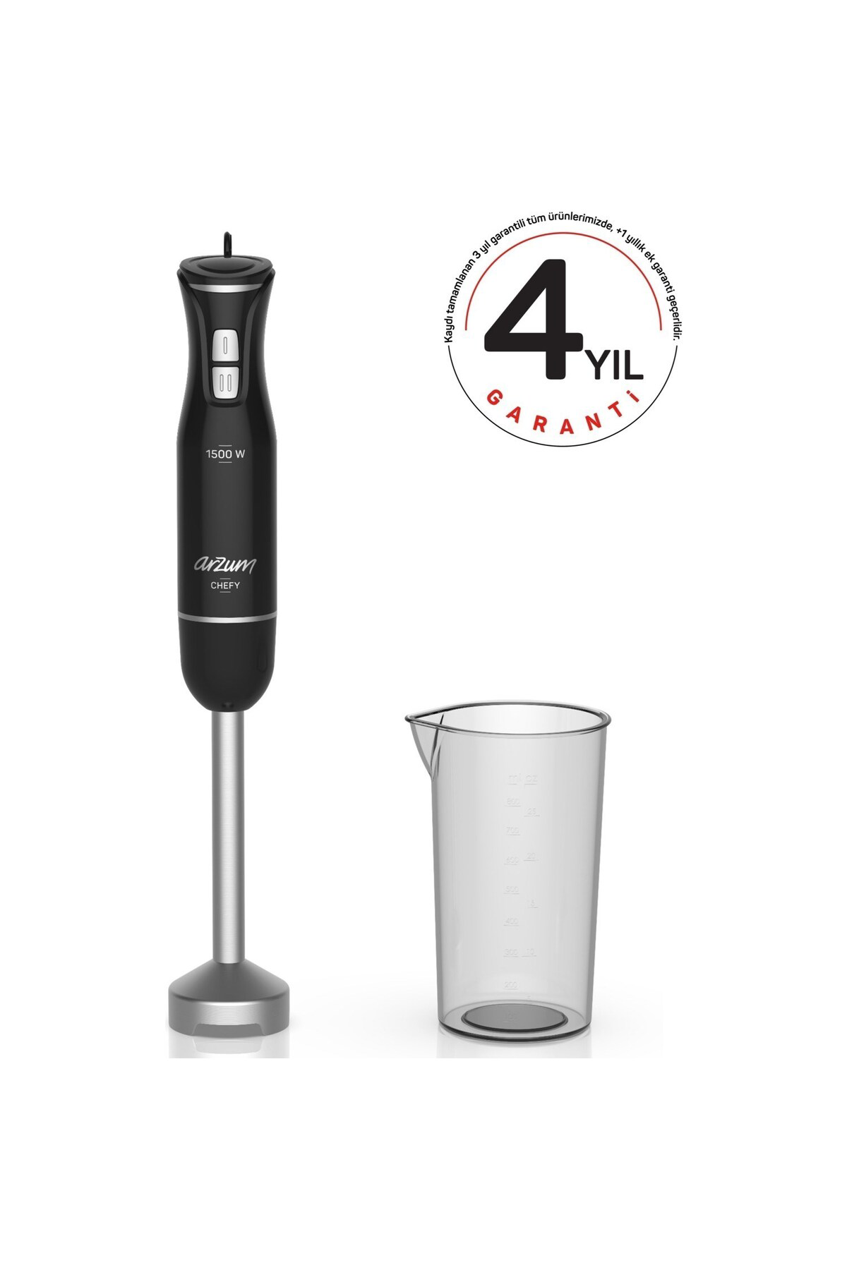 Arzum Siyah 1500 W El Blender