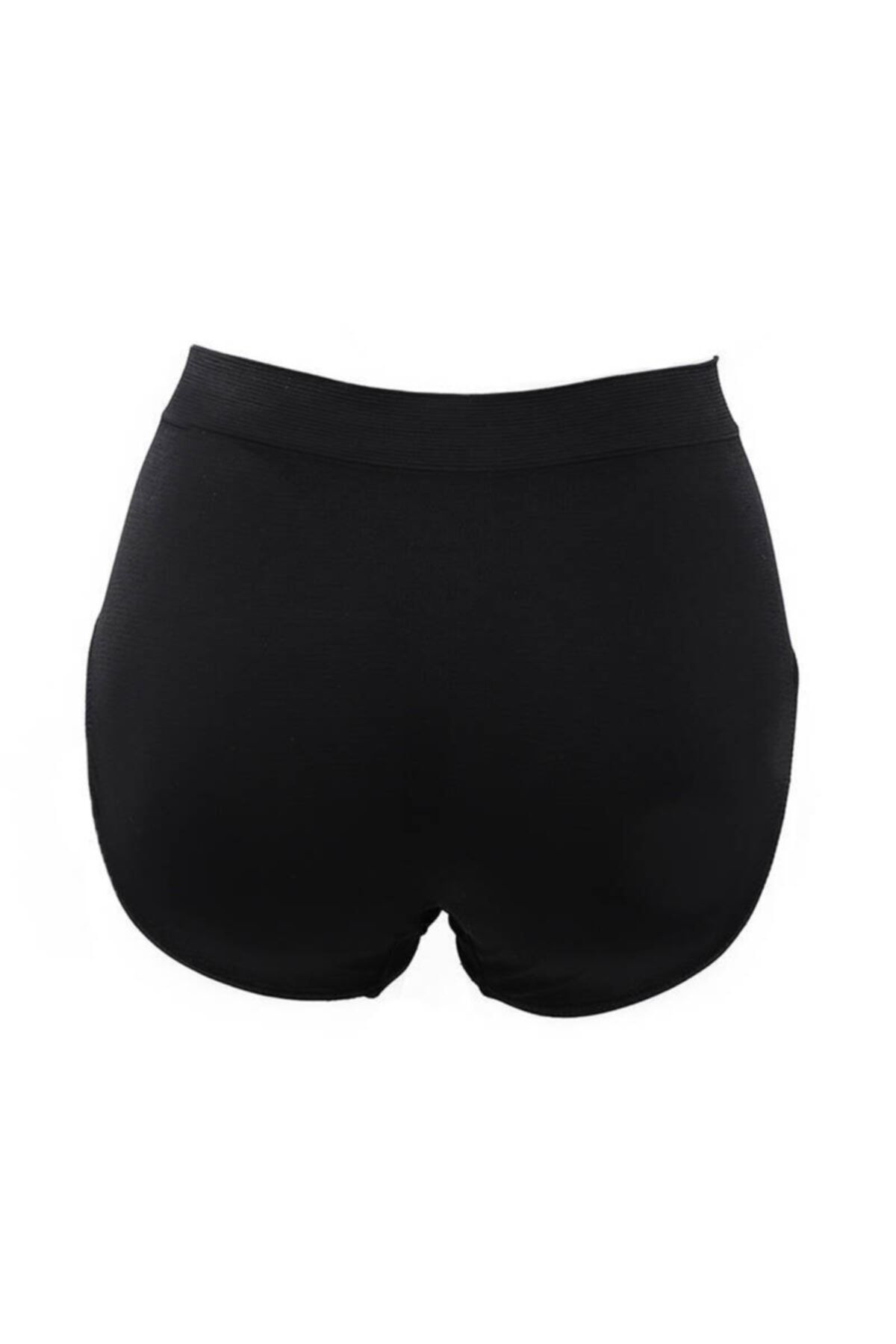 Elite Life Siyah Dikişsiz Yüksek Bel Slip 811