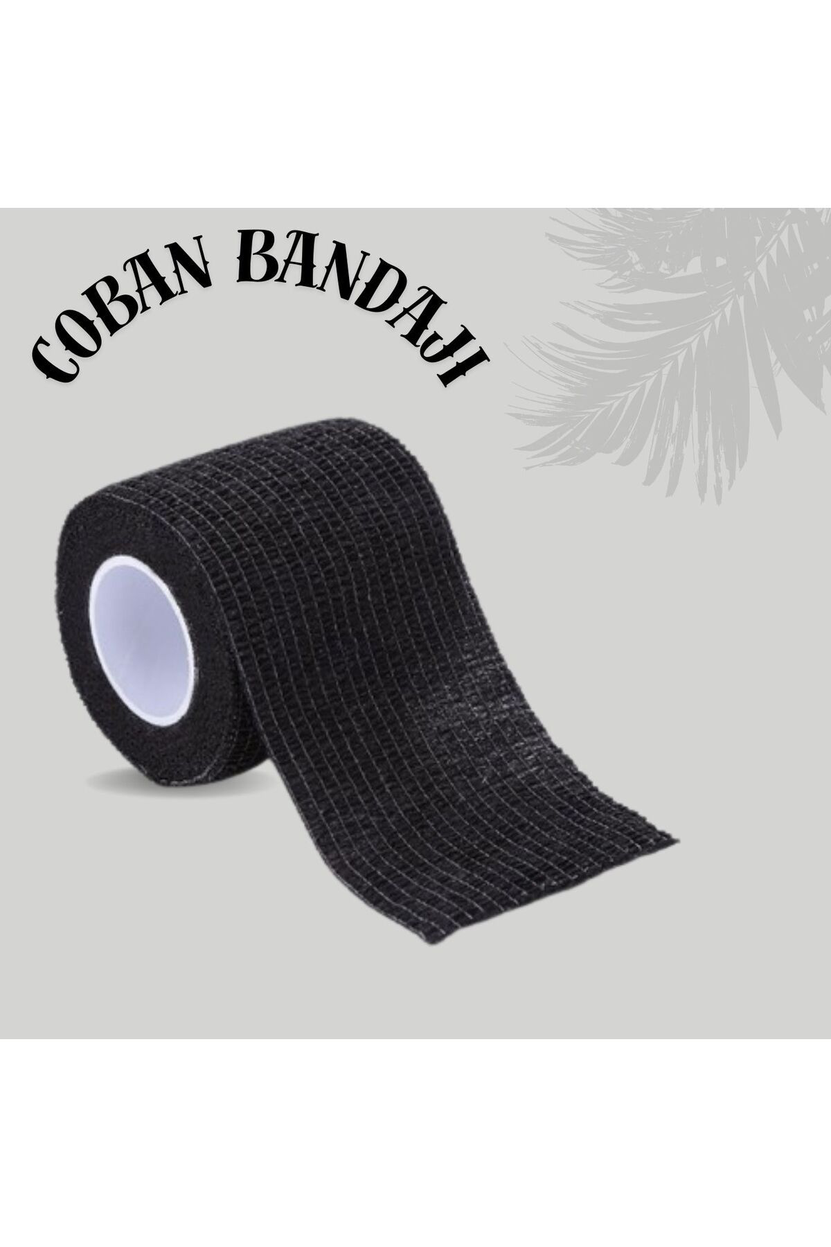 Aplussağlik Siyah Renk Coban Bandaji Elastik Kendinden Yapişkanli Coban Banda