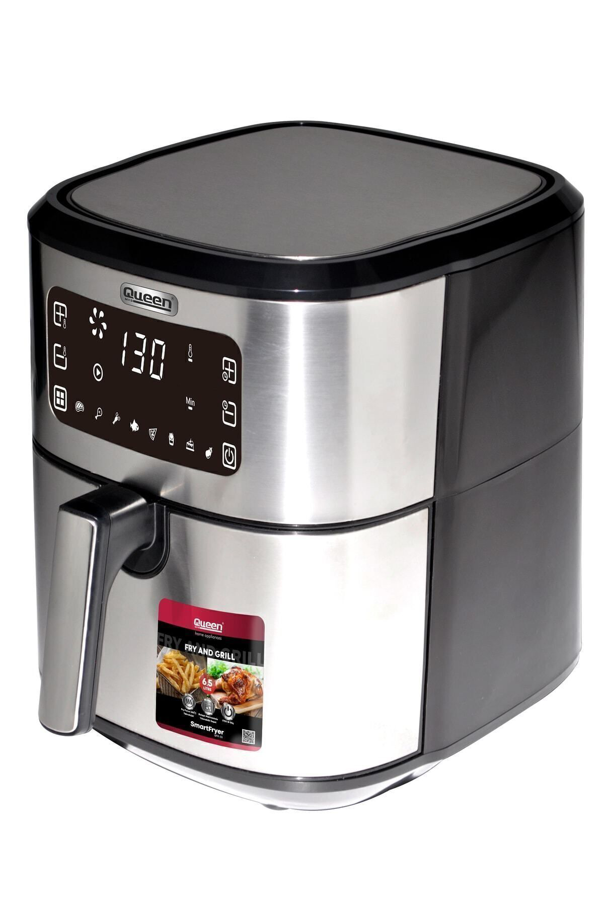 Queen Smartfryer Xxl Airfryer 6,5 Lt Dokunmatik Yağsiz Sicak Hava Fritö
