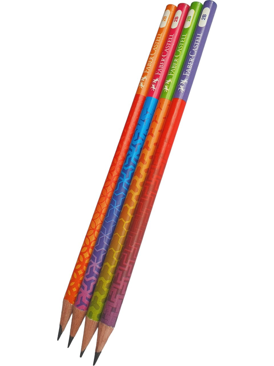 Faber Castell Smoothie Desenli Kurşun Kalem 4 Adet