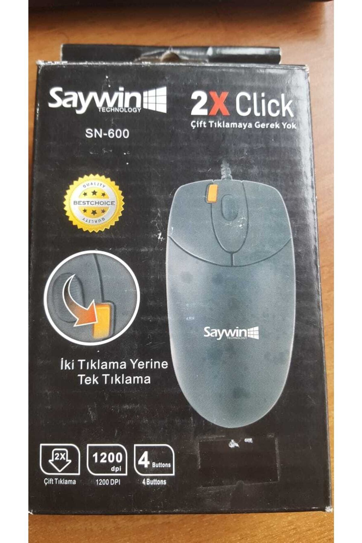 Saywin Sn-600 2X Click Mouse "İki Tiklama Yerine Tek Tiklama"