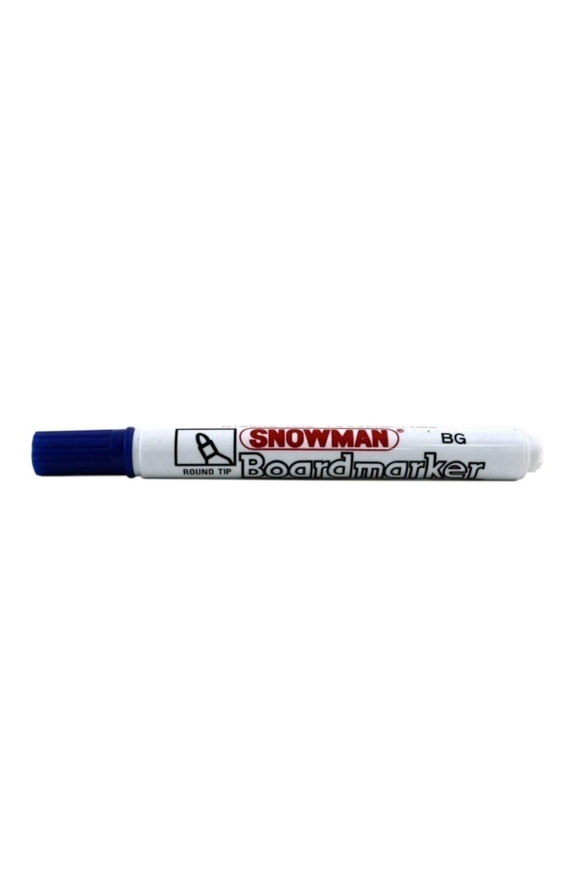 Snowman Snowmen Tahta Kalemi Mavi (1 Adet)