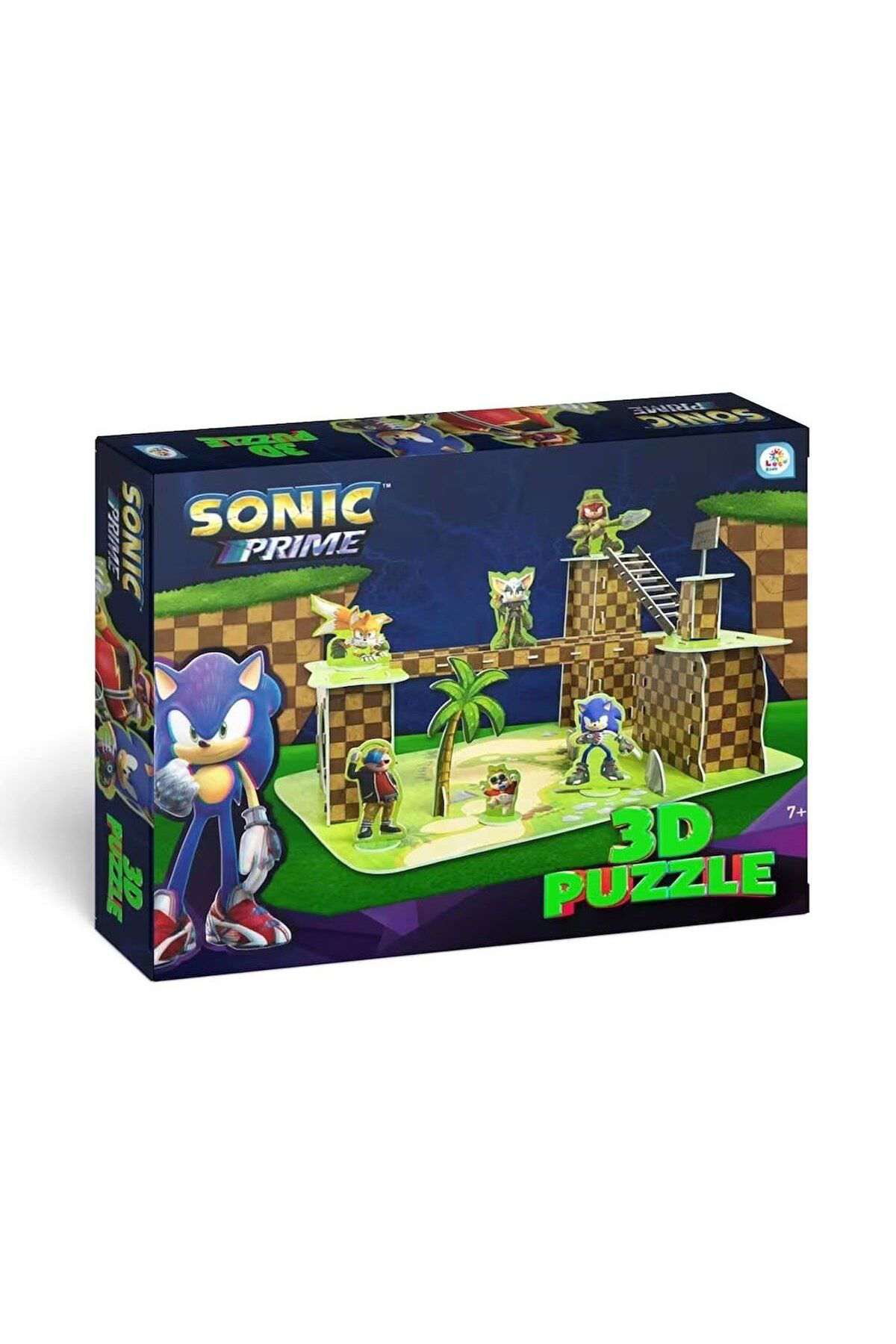 Laço Kids So7947 Sonic 3D Puzzle -Fabbatoys