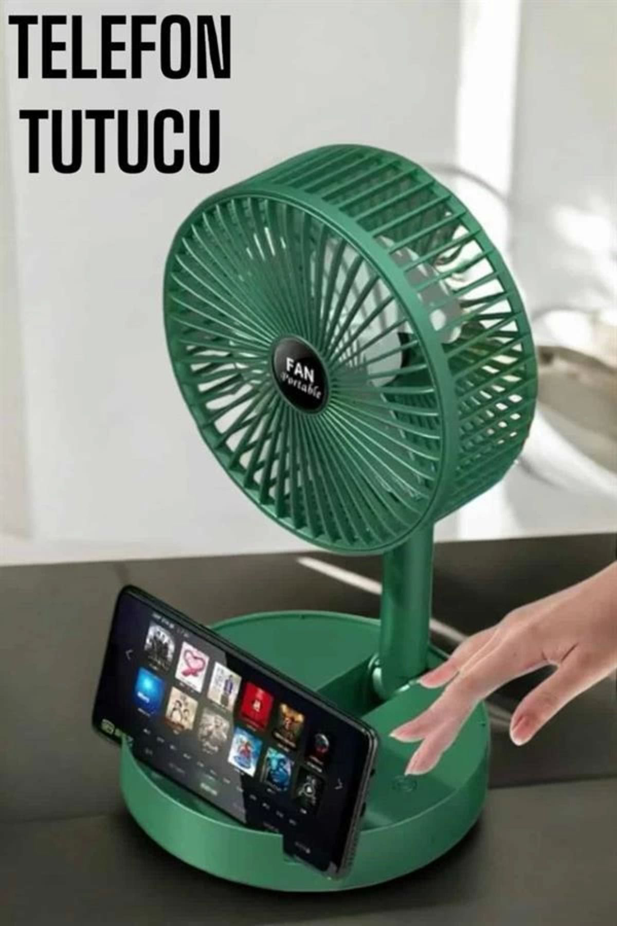 Pamiravm Soğutucu Vantilatör Telefon Standli Mini Fan