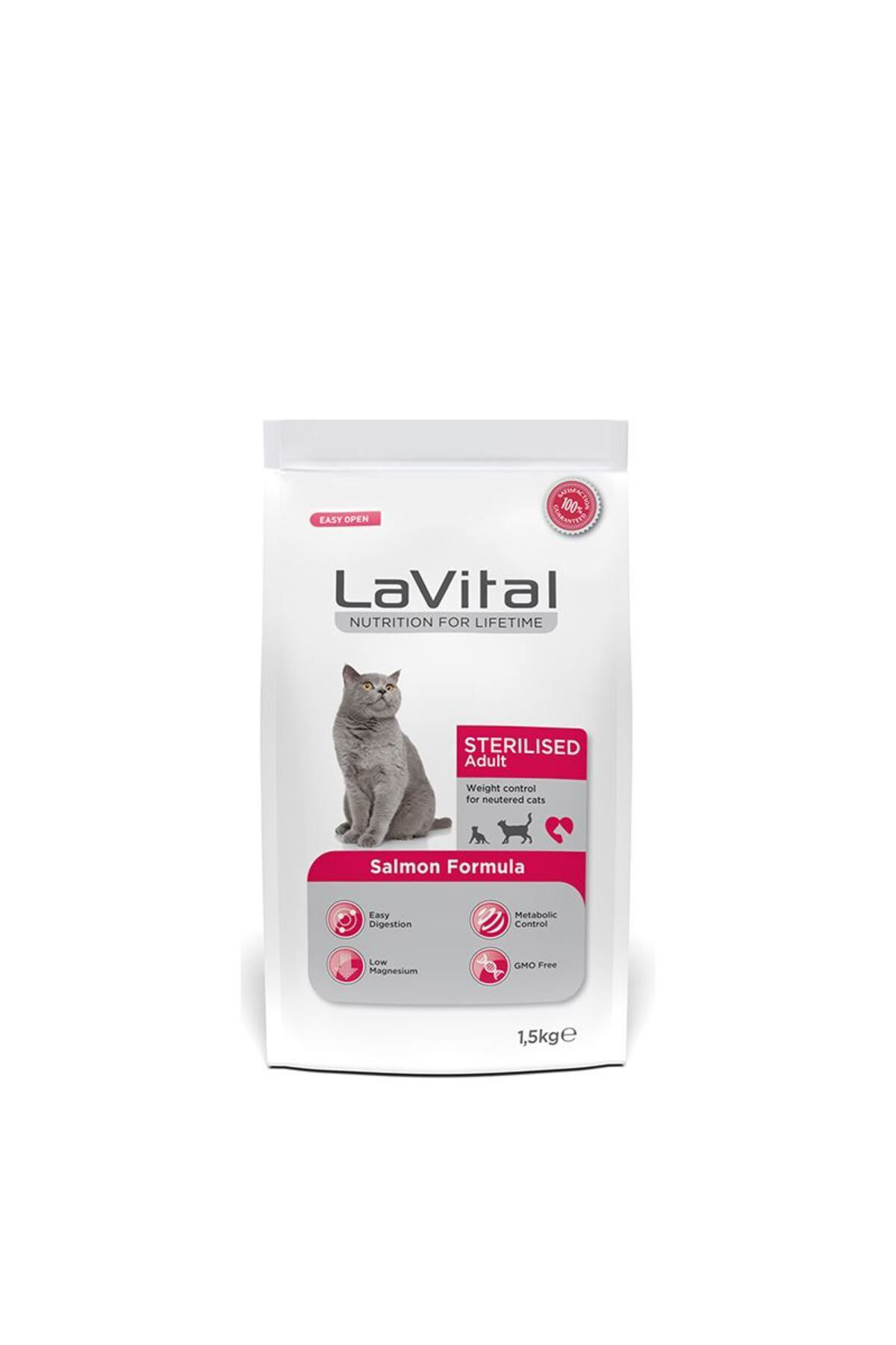 La Vital Somonlu Kisirlaştirilmiş Kedi Mamasi 1,5 Kg