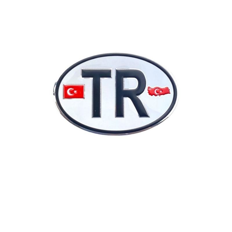Space  Arma Oval Tr Türkiye 125X85 Mm Armali Bayrakli / Yaciy181