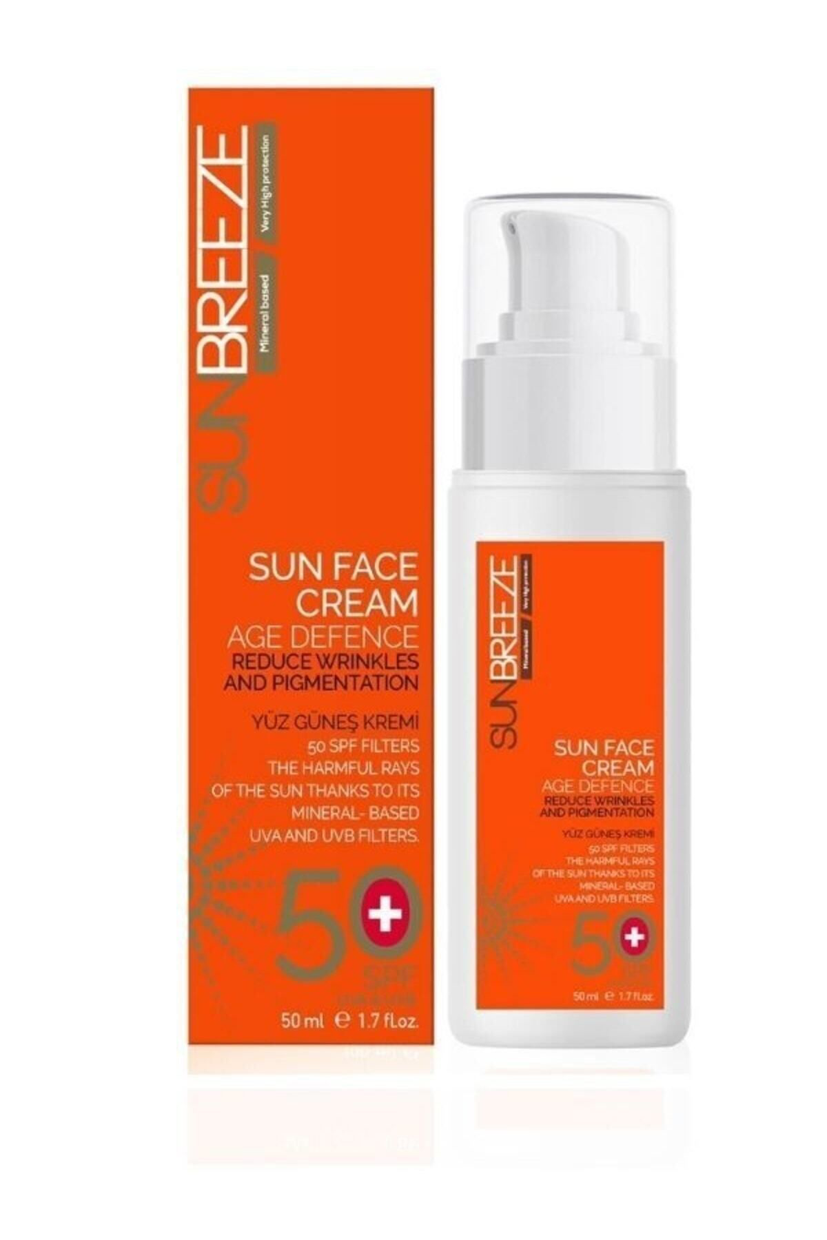 Sun Breeze Spf 50 Güneş Kremi 50 Ml -Yaşlanma Korumali