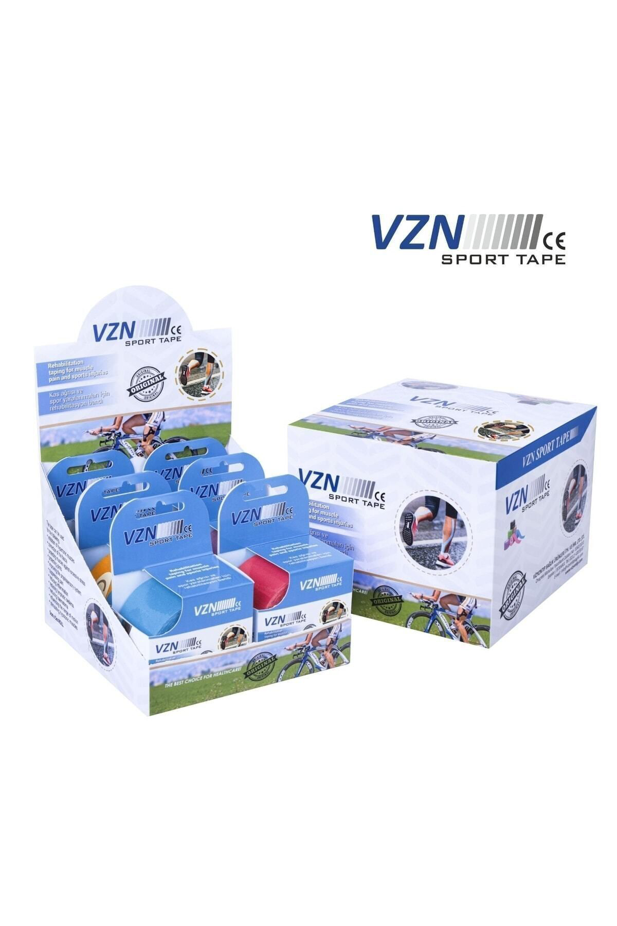 Vzn Sport Tape Yeşil Renk Kinezyo Sporcu Bandi Ağri Bandi 5 Metre X 5