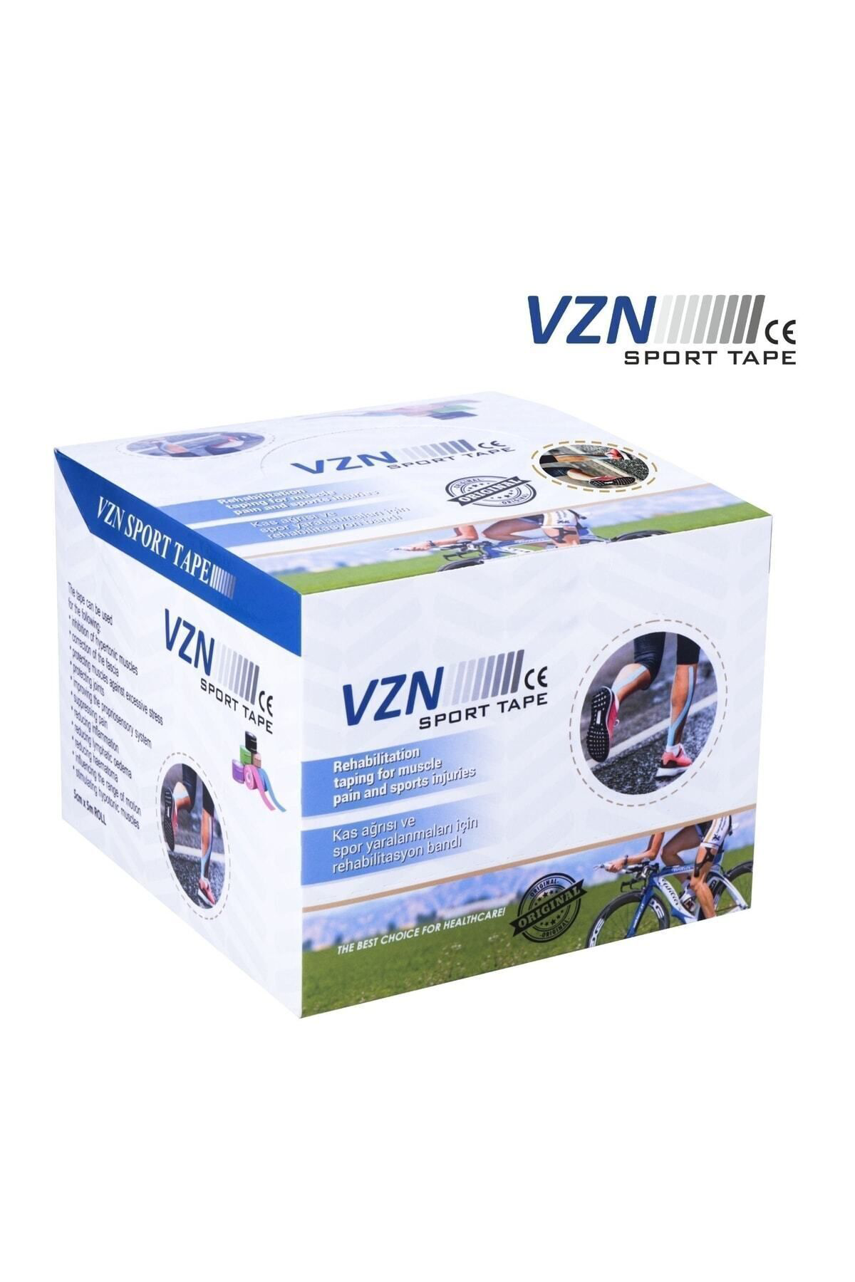 Vzn Sport Tape Yeşil Renk Kinezyo Sporcu Bandi Ağri Bandi 5 Metre X 5