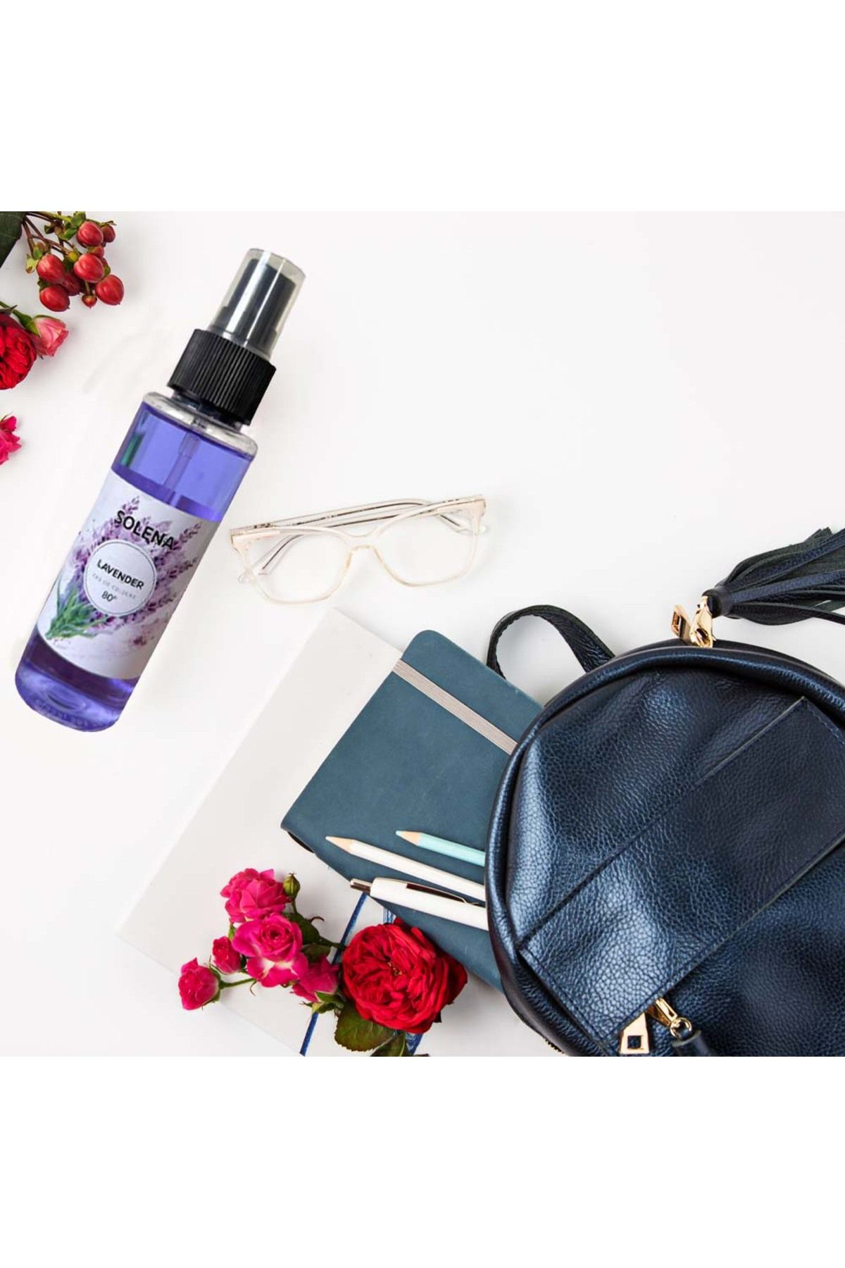 Solena Sprey Cep Veya Çanta Lavanta Kolonyasi 100 Ml