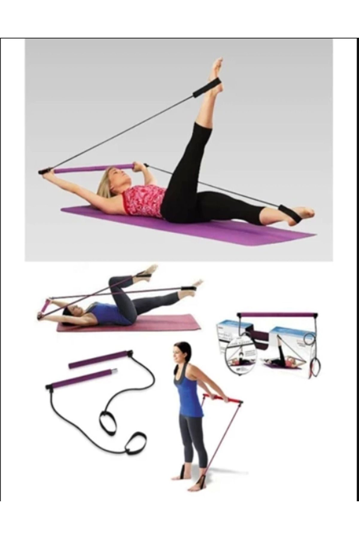 Cexos Squat Pilates Studio Evde Spor Egzersiz Çubuğu Squat Pilates Bari - Cbt6424-8805