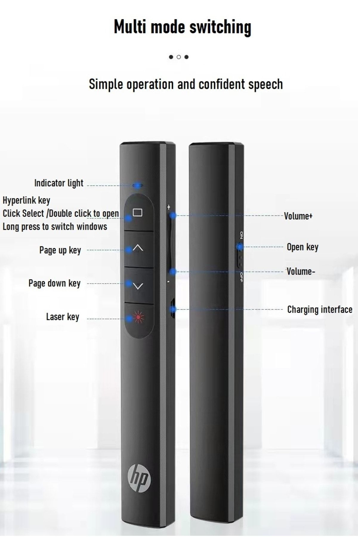 Hp Ss10 Sunum Kumandasi Laser Pointer