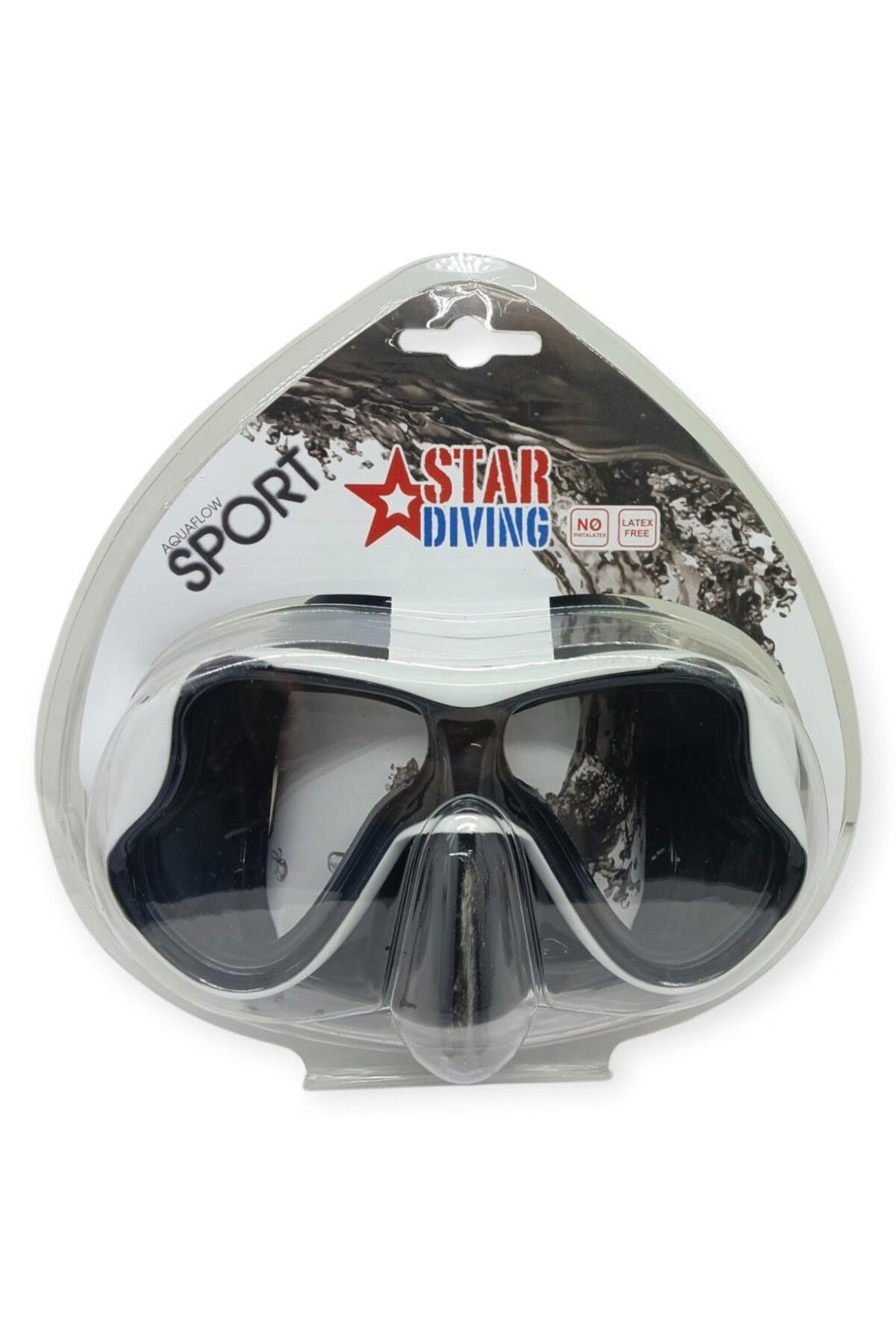 K&A Star Diving Daliş Maskesi Yetişkin - 51705-Beyaz