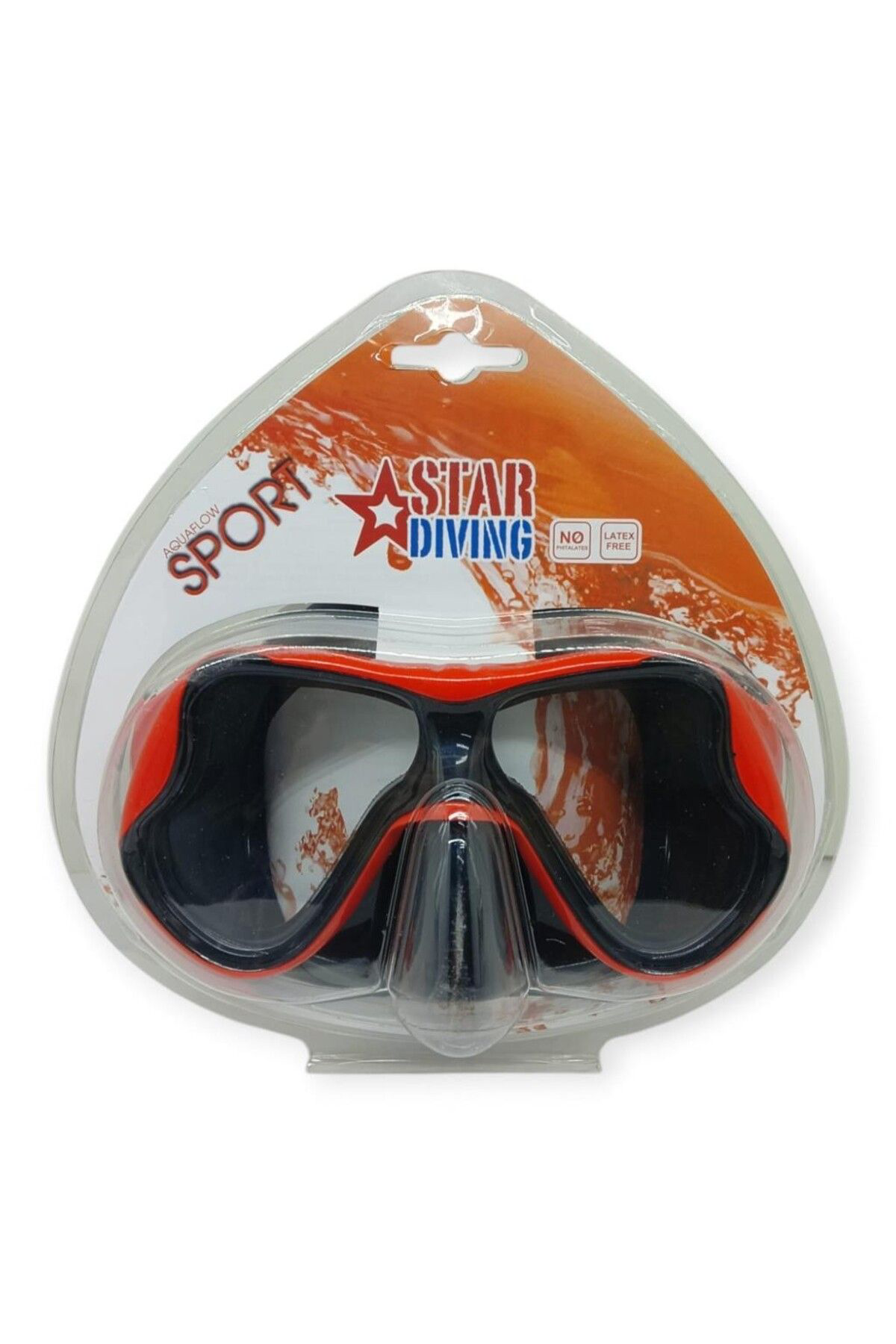 K&A Star Diving Daliş Maskesi Yetişkin - 51705-Kirmizi